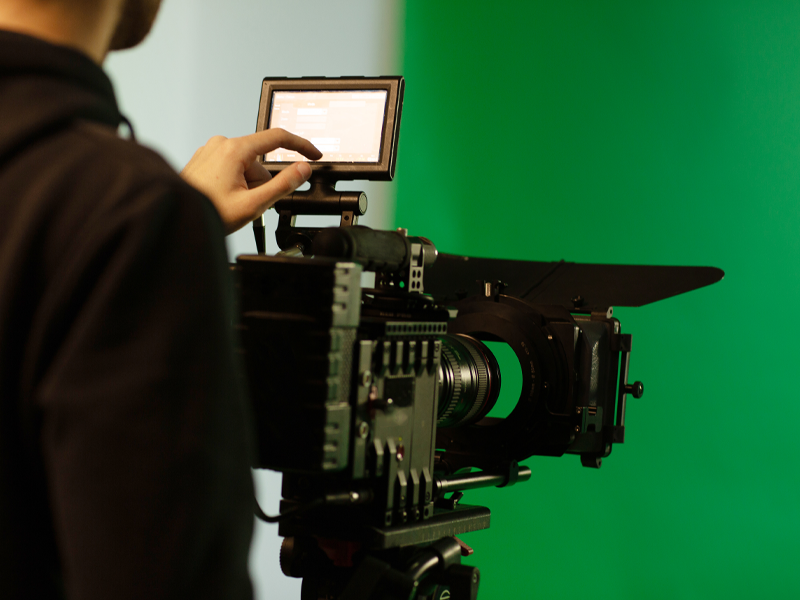 Female copywriter working on copy